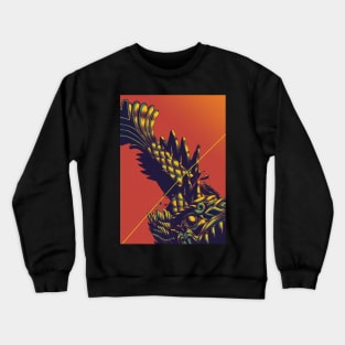 Dragon Statue Slice Crewneck Sweatshirt